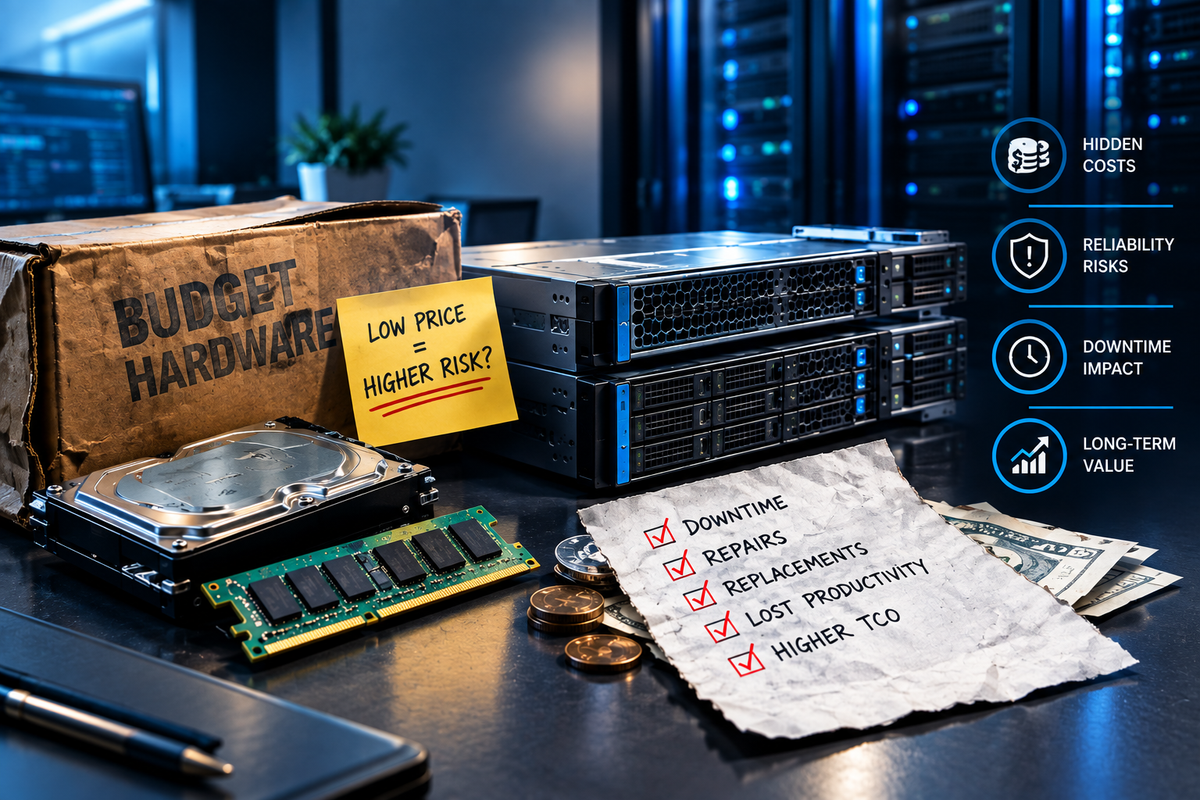 The Real Cost of Cheap IT Hardware (And When It's Not Worth It)
