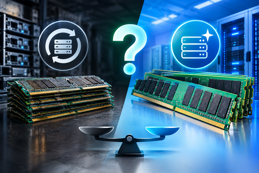 Refurbished vs. New Server Memory: What's the Smarter Buy?