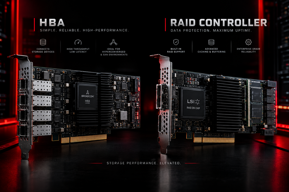 HBA vs RAID Controller: Which Do You Need?