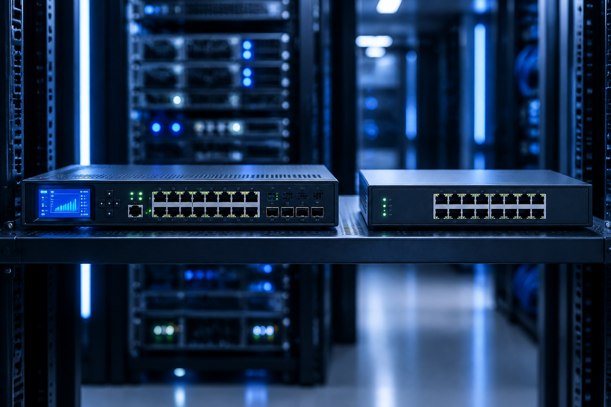 Managed vs Unmanaged Network Switches: Which One Does Your Server Room Need?