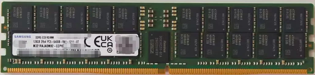 Samsung 128GB DDR5-6400 ECC RDIMM server memory