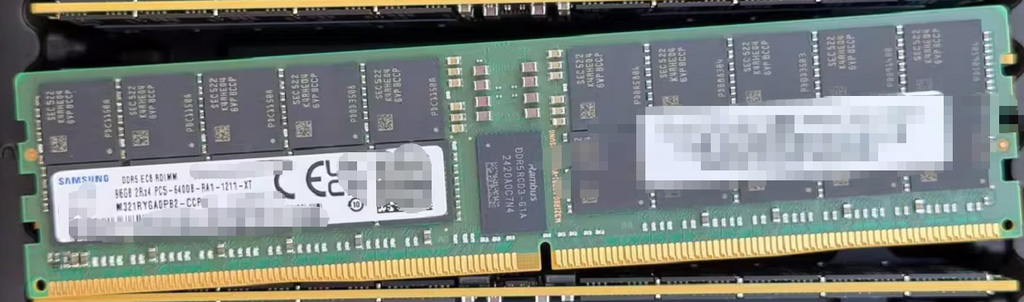 Samsung 96GB DDR5-6400 ECC RDIMM server memory